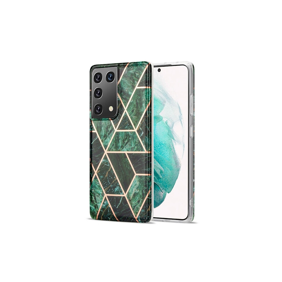 Boom - Grid Case Galaxy S21 Ultra - Marble Green 9399596992167