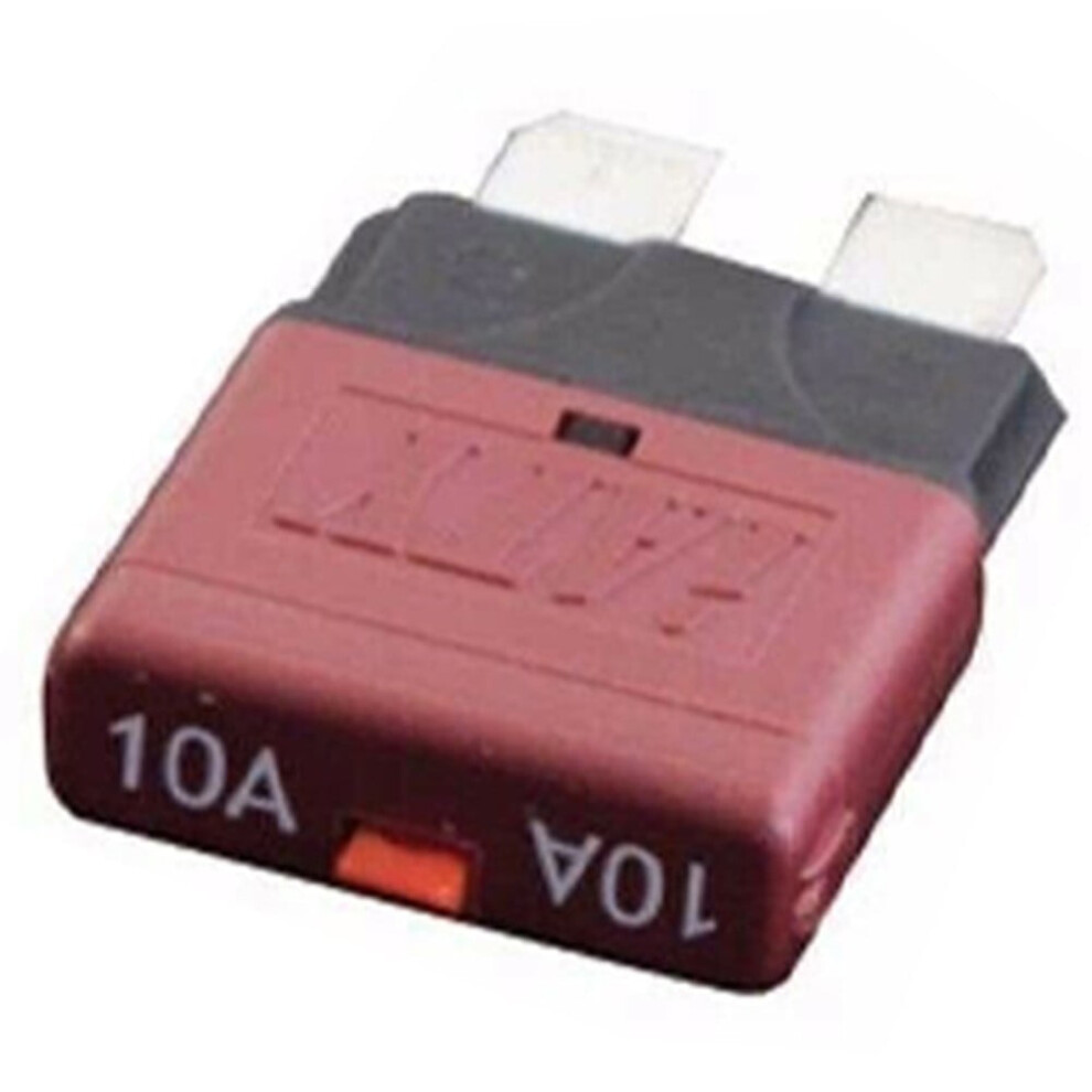 Minxio 1Pcs Circuit Breaker Blade Fuse 12V 24V Resettable 5-30A Marine Automatic Reset,10A 9399596992907