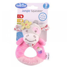 Soft Baby Rattle Set, Plush Stuffed Animal Rattle Shakers & Teether Toys for Newborns 3 6 9 12 Months, Shower Gift for Girls Boys