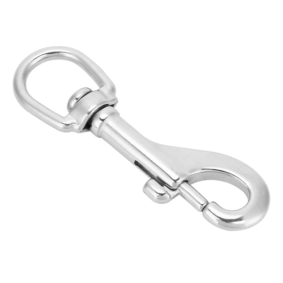 316 Stainless Steel Hook Swivel Eye Clasp Snap Hook For Straps Bags Diving (97Mm) 9399596992655