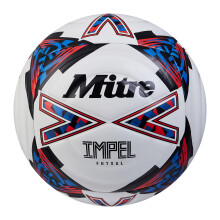 Mitre Impel Futsal Football Indoor Ball Low Bounce Football WhiteBlackBib Red 4