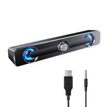 V-111 Computer Speaker USB Wired Powerful Bar Stereo Subwoofer Bass Speaker Surround Sound Box For PC Laptop Phone Mp3 Mp4
