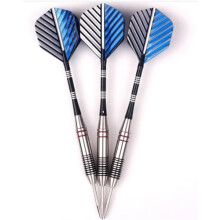 FUZVOL Professional Darts Set Steel TipAluminum Stems Darts Flights with 24 Grams3 Packs Blue