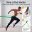 Resistance Band Pull Up Assist Band Set  4 Thick and Heavy Different Resist 2