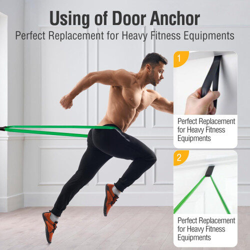 Resistance Band Pull Up Assist Band Set  4 Thick and Heavy Different Resist 1