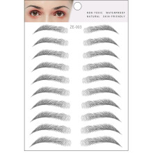 Waterproof Eyebrow Stickers - Water Transfer Tattoo for Long-Lasting Style, Compatible with All Skin Types