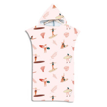 LOMTRATS Quickdrying Surf Poncho Changing Towel Bathrobe Sports Towels for SwimmersHoodie for AdultsSwimmingBeachSurfingDivingBathing（AdultL）