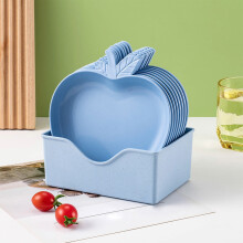 Kayannuo Christmas Clearance 10 Pc Cutlery Set With 6.29 In Food Tray Fruit Snack Bowl Can Be Used In Restaurants Food Shops Dining Halls Etc
