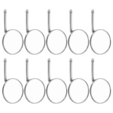 Dental Mirror Mouth Lens Laboratory Tools Care Stainless Steel 10 Pcs Oral Inspection Dentistry Glass