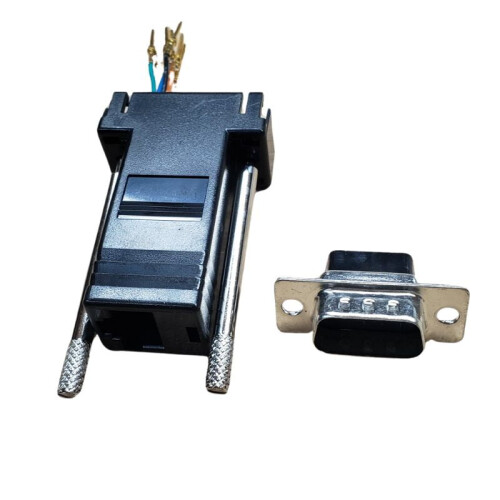 ADD-1176F - MODULAR ADAPTER DB9M/RJ45 8P8C BLACK