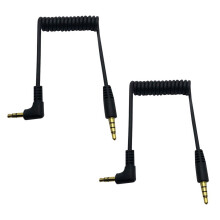 2X 3.5mm Audio Cable - Dual Male 3.5mm TRRS to Universal Cable for Microphones