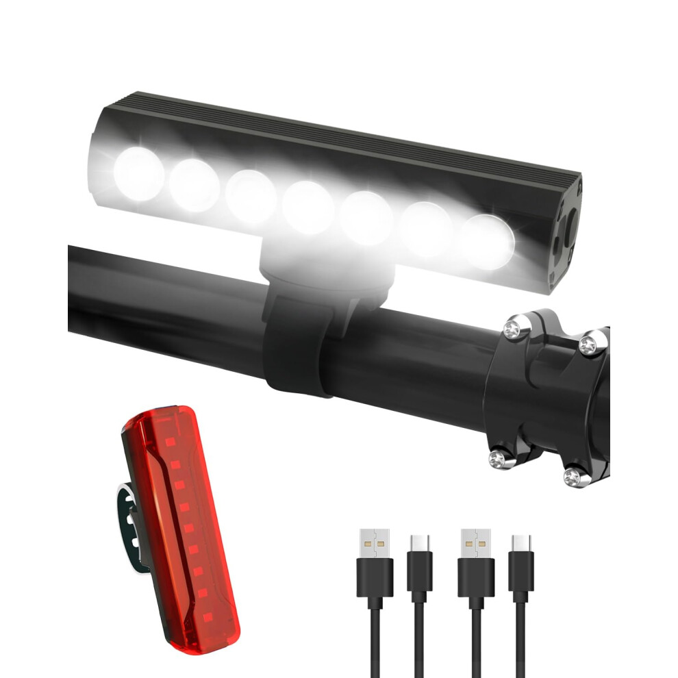 Victoper 2025 Upgrade Super Bright 10000 Lumen Bike Lights Ipx5 7Led Power
