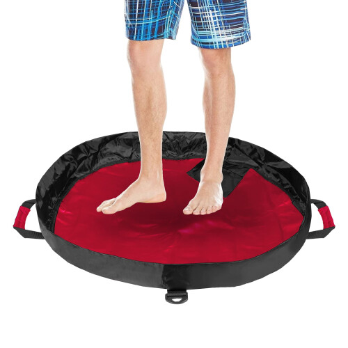 Dawitrly Wetsuit Changing Mat Durable Waterproof Dry Bag with Secure Wrap H