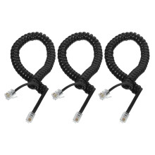 Voiceine 3pcs Telephone Cords Phone Cord Phone Cable Coiled Telephone Handset Cord