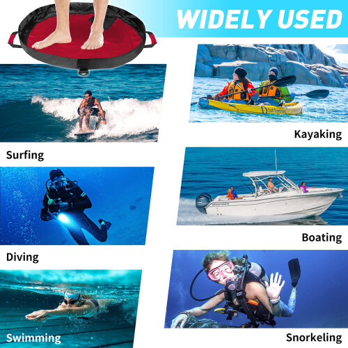 Dawitrly Wetsuit Changing Mat Durable Waterproof Dry Bag with Secure Wrap H 1