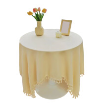 Yonrjhukm Linen Tablecloths with Fringe for Small Tables, Linen Sqaure Table Cloth for Wedding, Party, Indoor,Outdoor, Machine Washable