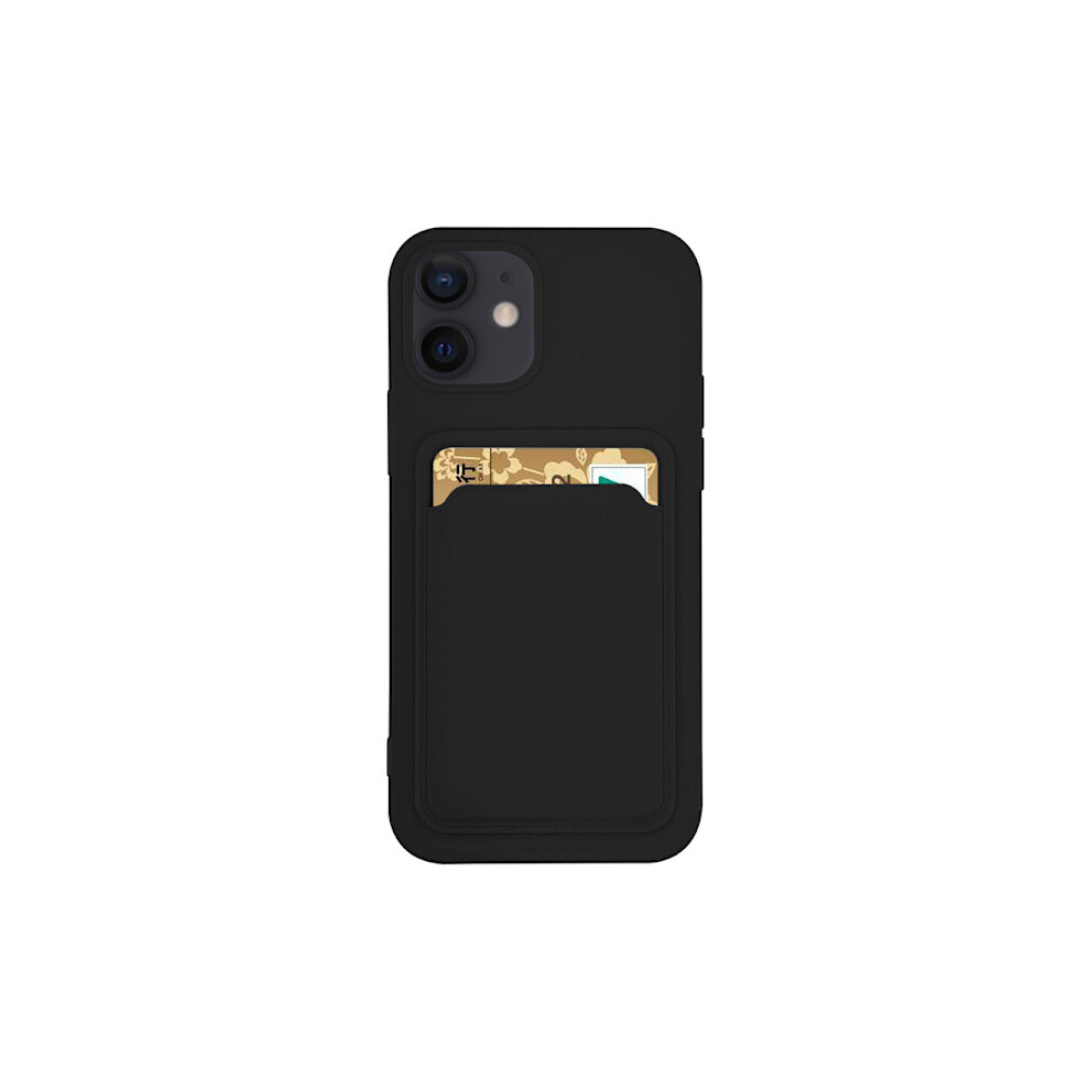 Compatible With Iphone 12 - Practical Stylish Case With Card Holder Floveme Dark Green 9085618740075