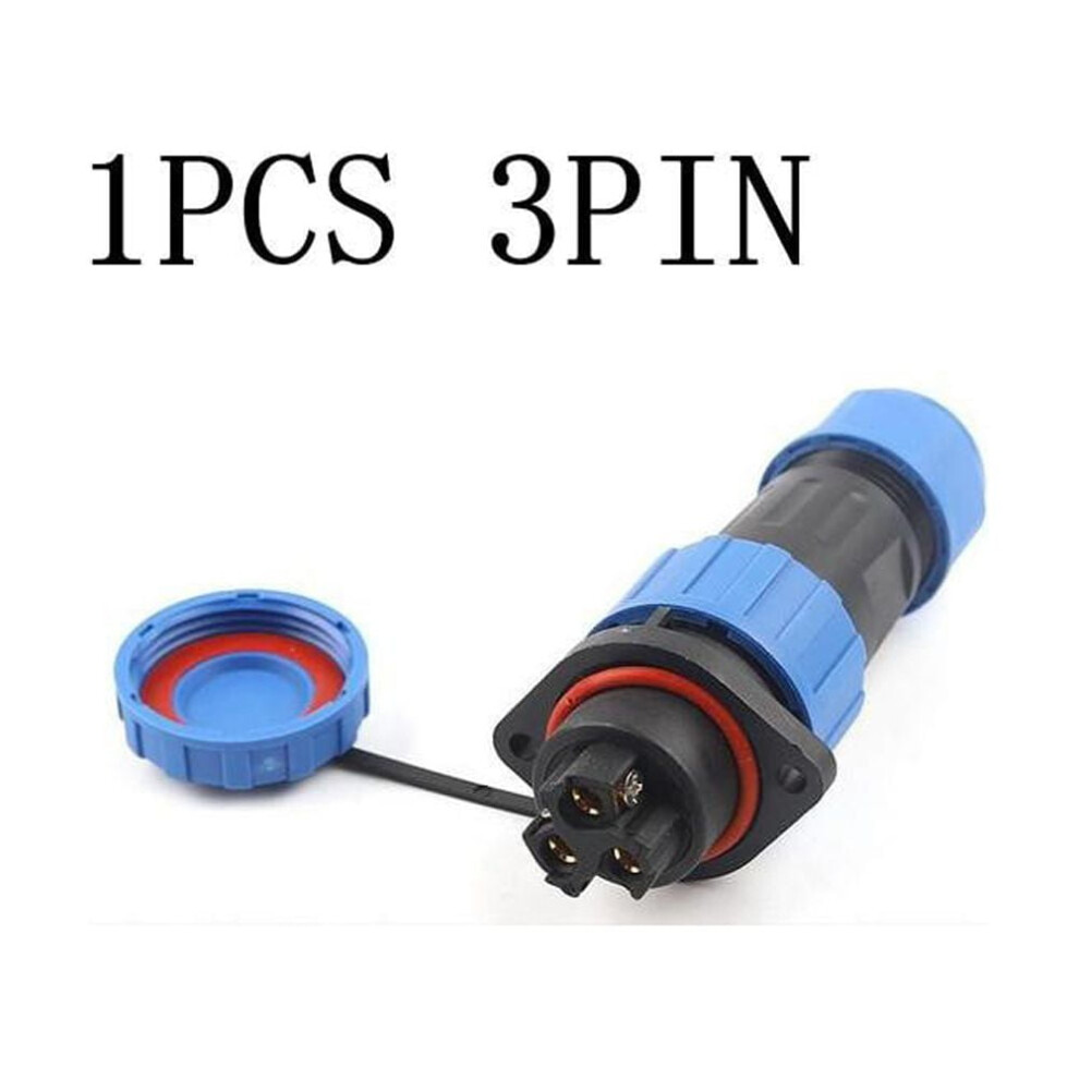1Pcs Ip68 Screw Wiring Waterproof Aviation Plug Flange Connector 2-4Pin 9085618740488