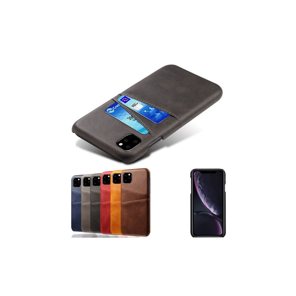 Card Holder Compatible With Iphone 11 Pro Case Mobile Phone Case Hole Charger Headphones - Light Brown / Beige Compatible With Iphone 11 Pro Cream,Brown 9085618740327