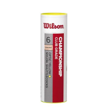 Wilson Championship Shuttle Tube of 6 Yellow