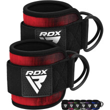 RDX Ankle Straps for Cable Machines – 7MM Neoprene Padded 10x4 Adjustable G