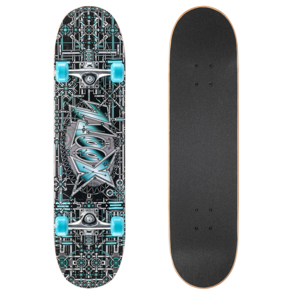 Xootz Kids Skateboard Double Kick Trick Skate Board With Maple Deck For Boy