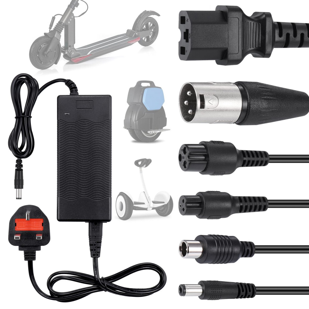 Jizzu 42V 2A Electric Scooter Charger Mobility Scooter Charger Hoverboard A