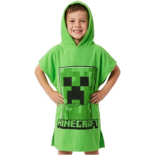 Minecraft Bath Towel with Hood for Kids and Teenagers Changing Robe Absorbe