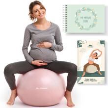 Trideer Pregnancy Ball Exercise Yoga Ball for Labor Maternity Postpartum