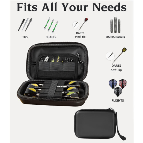 Varsany Personalised Darts Case – Accessories 6 Storage Box Custom Dart Cas 1