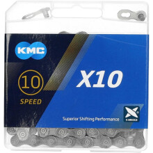 KMC Unisexs X10 Chain Grey 114 Link