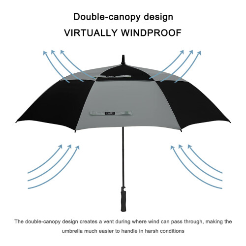 G4Free Waterproof Golf Umbrella Automatic Open Extra Large Stick Umbrella D 1