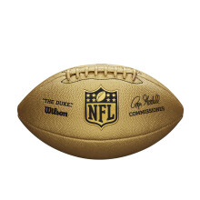 Wilson NFL DUKE METALLIC EDITION American Football Mixed Leather Official S