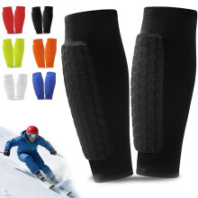 Ski Shin Guards Pads Shin Pads Sleeves Shin Defender with Honeycomb Pad for
