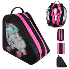 flintronic Roller Skate Bag Ice Skates Storage Bag Unisex Breathable Figure