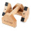 AnExer Wooden Parallettes Bars Solid Wood Push Up Bar Parallettes Bars Cali 1