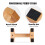 AnExer Wooden Parallettes Bars Solid Wood Push Up Bar Parallettes Bars Cali 3