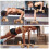 AnExer Wooden Parallettes Bars Solid Wood Push Up Bar Parallettes Bars Cali 5