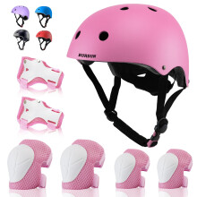 Kids Helmet and Pads Set for 215 Years Old Boys Girls Adjustable Toddler Helmet with Knee Elbow Pads Wrist Guards Set for Cycling Skateboard Scooter