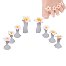 Toe Separators Silicone Toe Spacers for Pedicure Smudge Nail Painting Reusable Comfort Fit