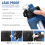 BLUEGO 900ml Glass Water Bottle with Handle and Straw Drinking Hydration Bo 2