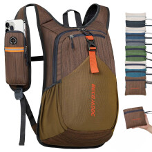 BECOJADDE 15L Hiking Backpack for Men Women Foldable Small Rucksack Lightwe