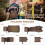 BECOJADDE 15L Hiking Backpack for Men Women Foldable Small Rucksack Lightwe 6