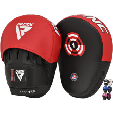 RDX Boxing Pads Focus Mitts Maya Hide Leather Curved Hook and Jab Target Hand Pads Great for MMA Kickboxing Martial Arts Muay Thai Karate Training P
