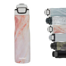 Contigo Autoseal Couture Stainless Steel Water Bottle with Autoseal Technology 100 LeakProof Insulated Drinking Bottle Keeps Drinks Cold for up to 2