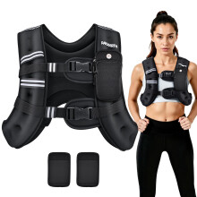 PACEARTH Weighted Vest with AnkleWrist Weights 73 kg Body Weight Vest with