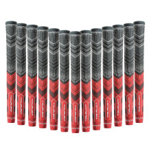 Golf Grip Tour Fit Dual Compound Premium Half Cord Golf Grips Standard Midsize Golf Grips with Golf Tape Set of 136913 Standard BlackRed set of 13