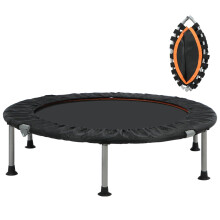 Panana Foldable Mini Fitness Trampoline 40'' Rebounder Home Gym Cardio Tram