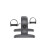 Mini Exercise Bike Pedal Exerciser Leg and Arm Exerciser gray 3