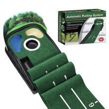 Golf Putting Mat Set width 1128cm x Length 108275cm with Return Track Indoo